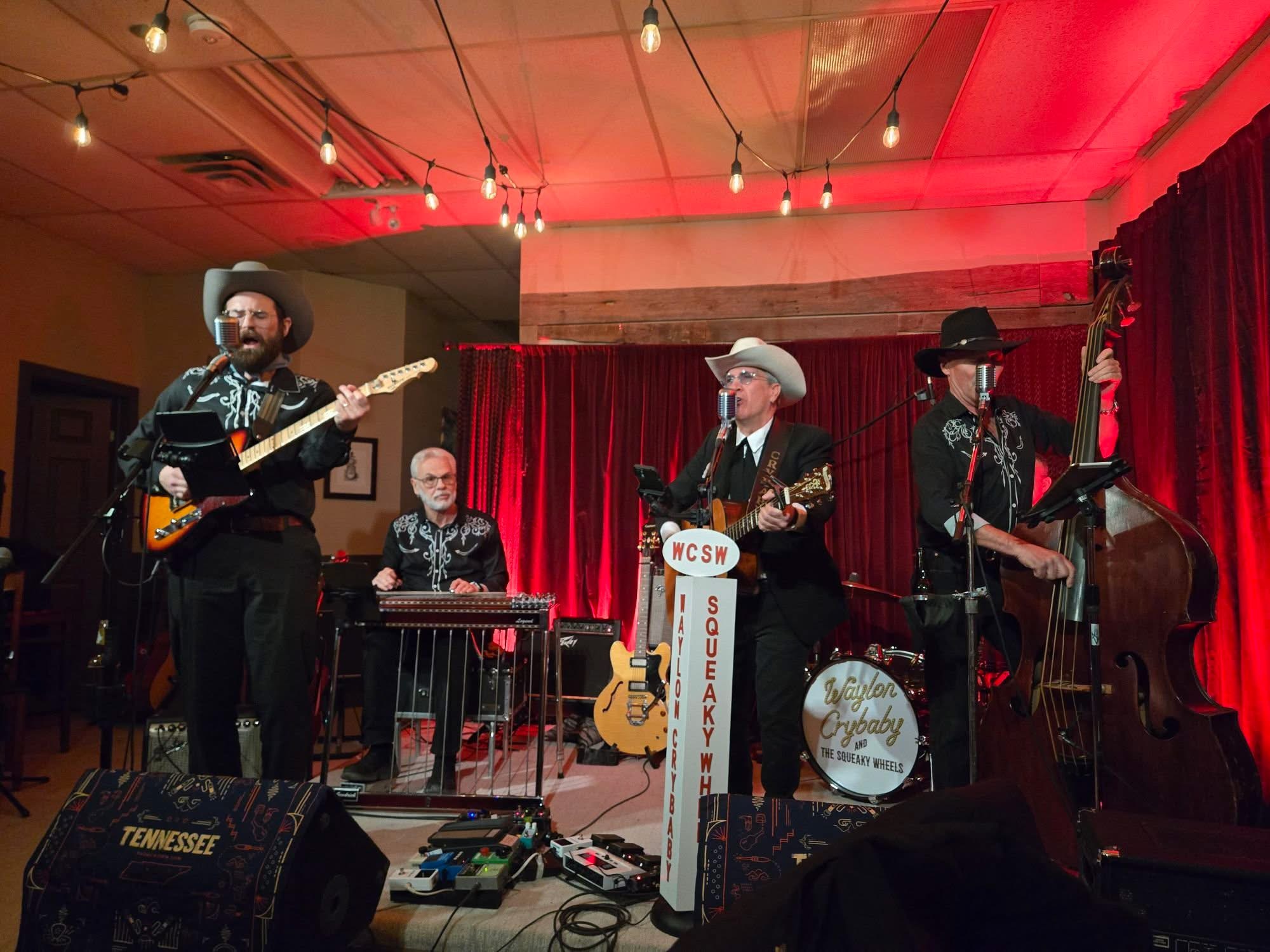 Pick me Up on Your Way Down - Waylon Crybaby & the Squeaky Wheels - Live ￼at Moonshine Cafe